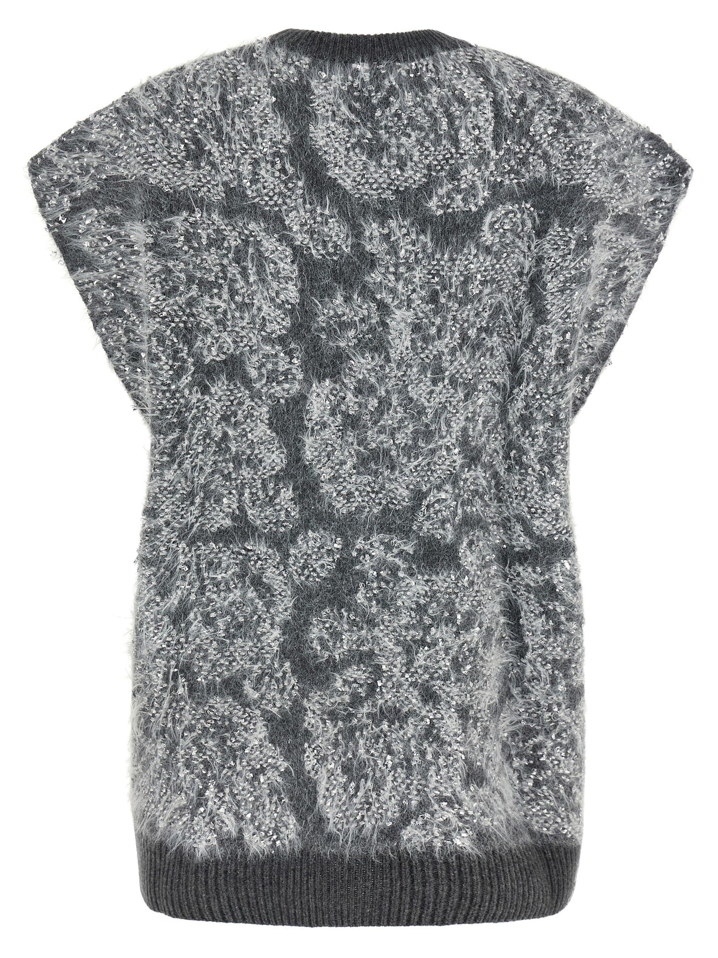 NUDE Gray Wool Cardigan