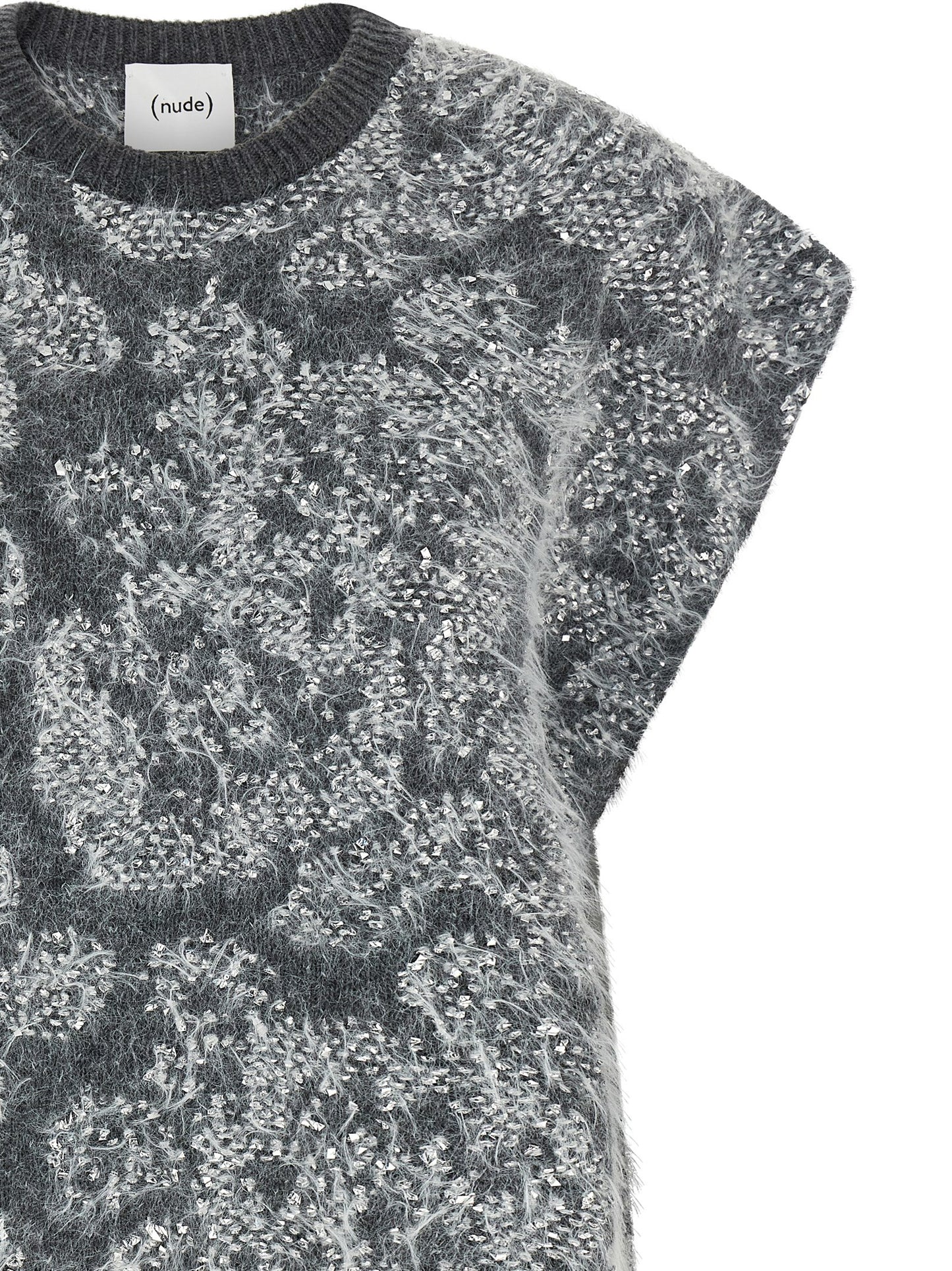 NUDE Gray Wool Cardigan