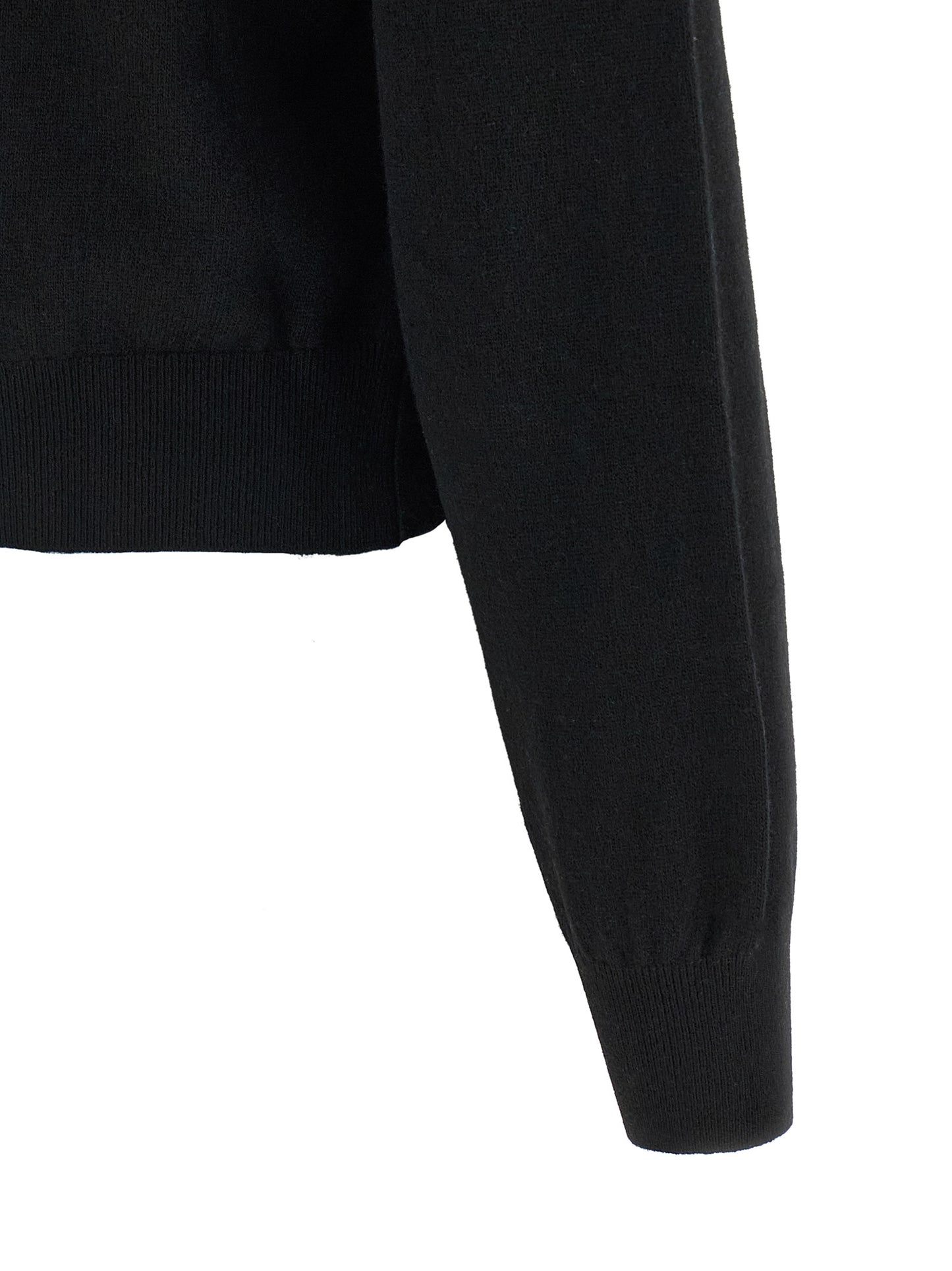 NUDE Black Wool Cardigan
