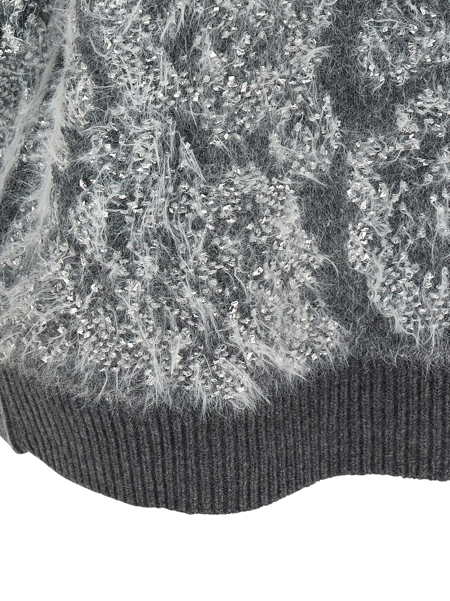 NUDE Gray Wool Cardigan