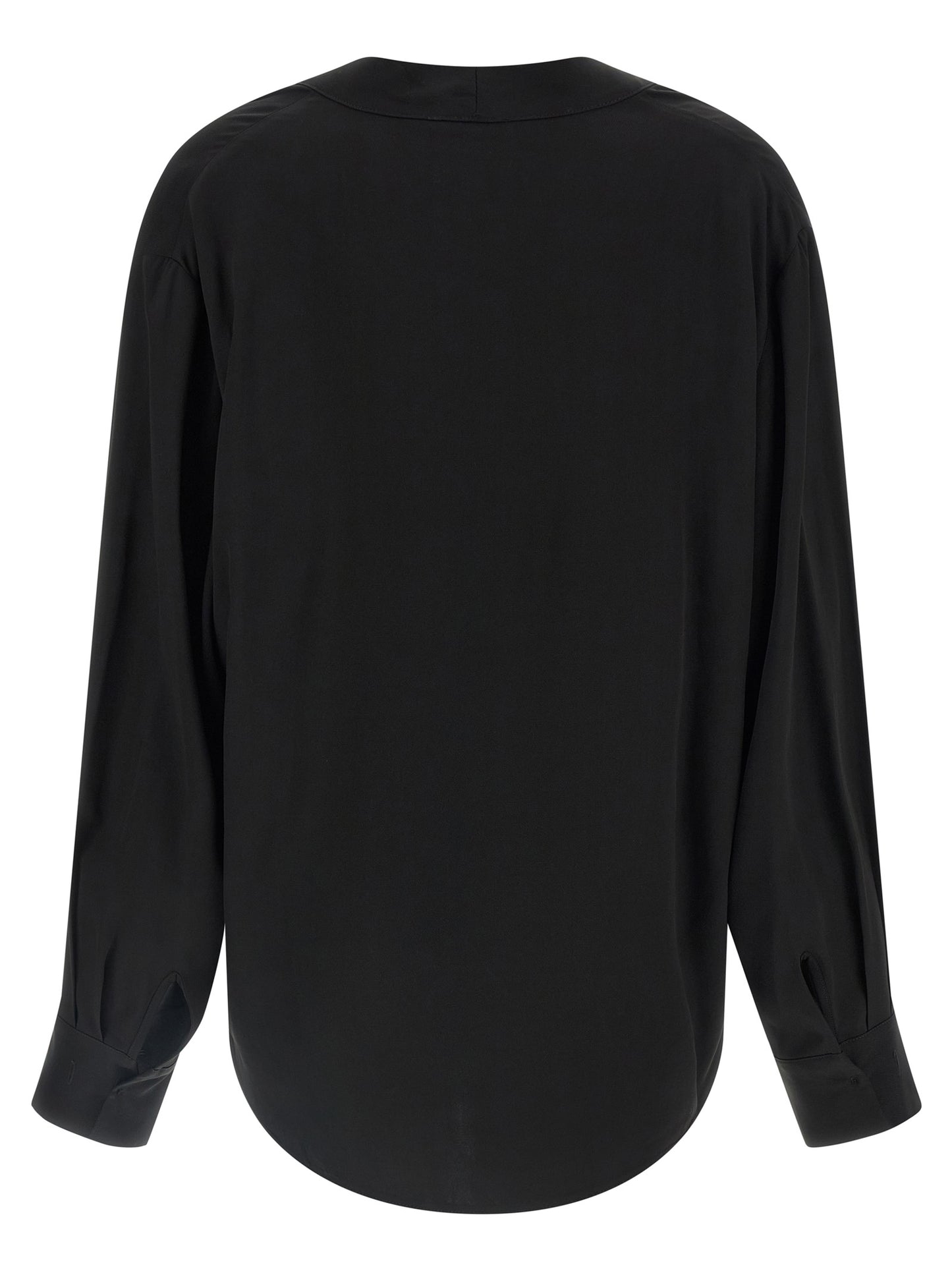 NUDE Black Viscose Blouse
