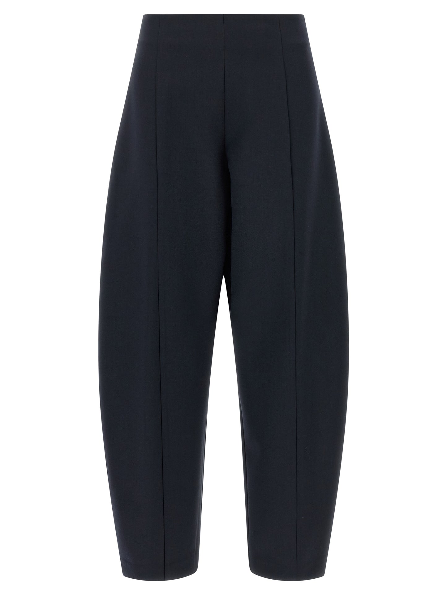 NUDE Blue Wool Casual Pants