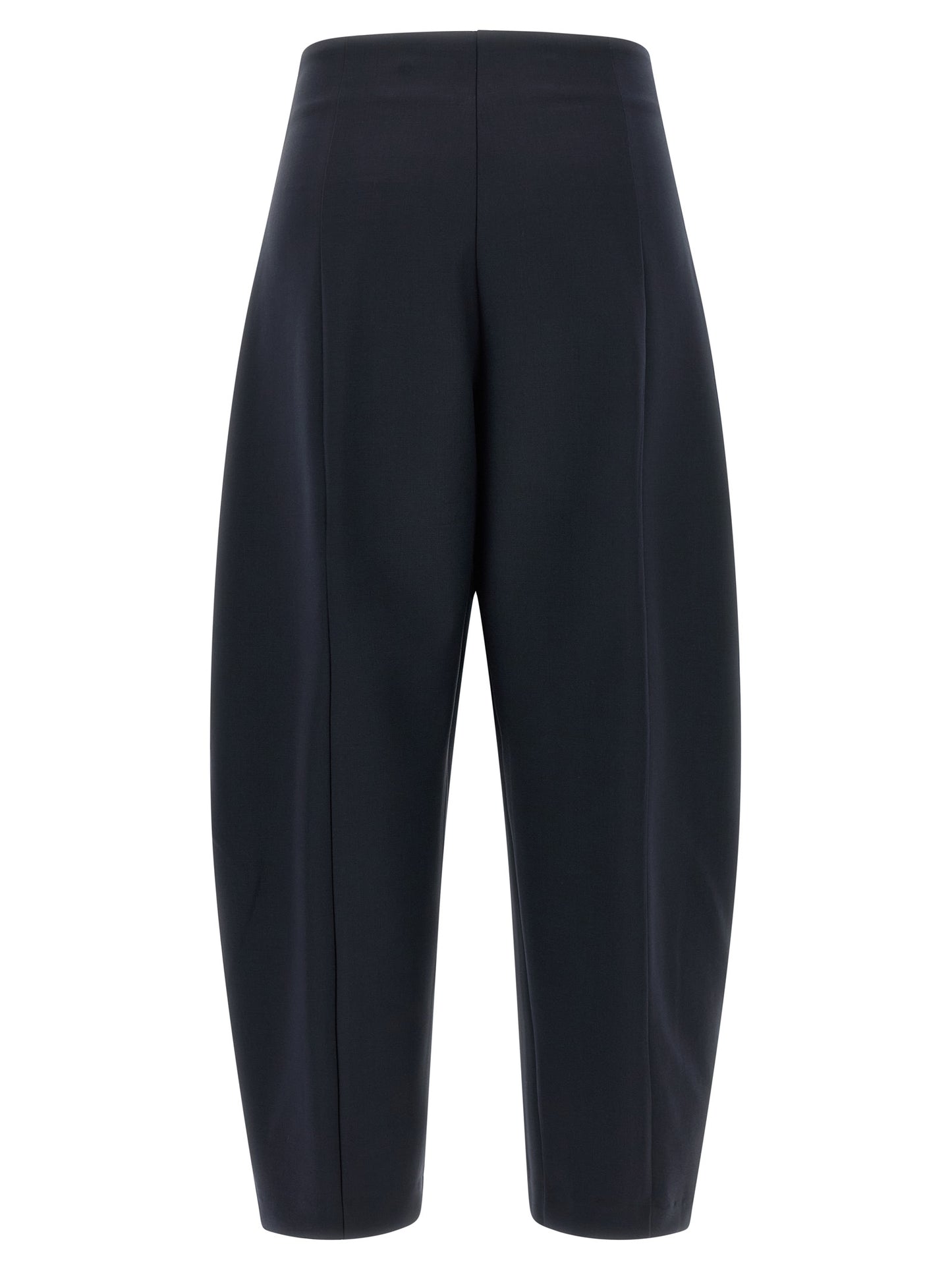 NUDE Blue Wool Casual Pants