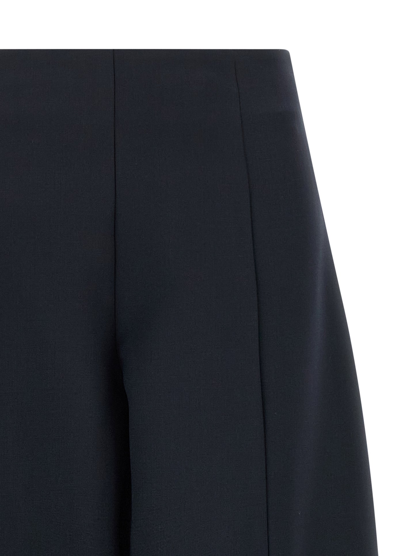 NUDE Blue Wool Casual Pants