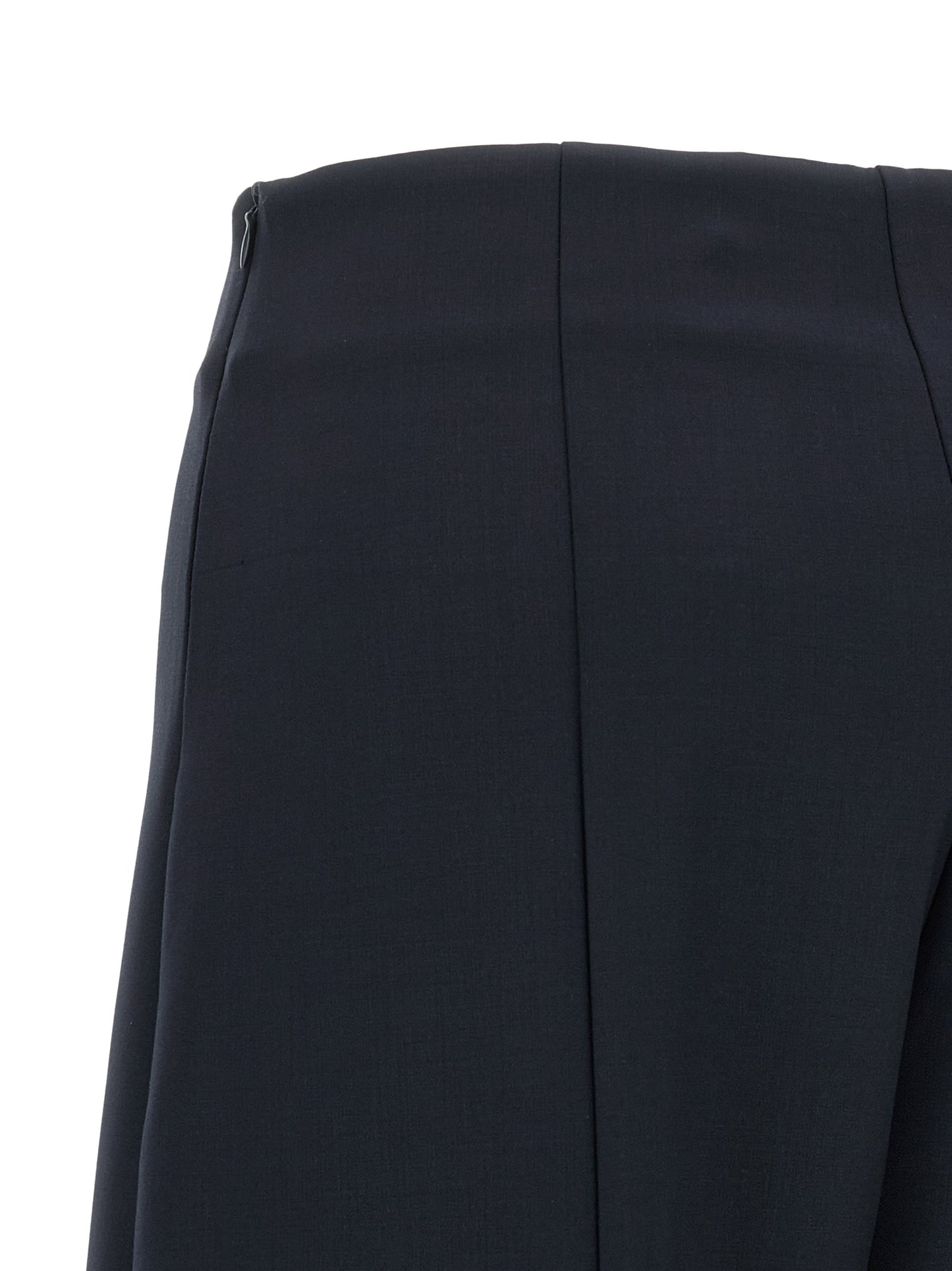 NUDE Blue Wool Casual Pants