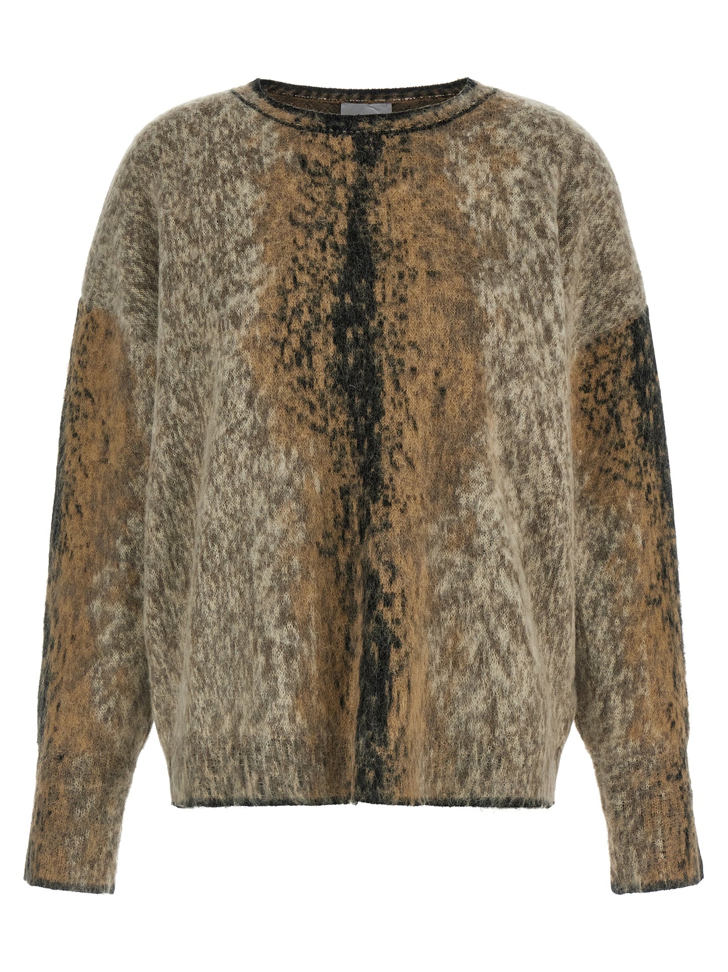 NUDE Brown Wool Cardigan