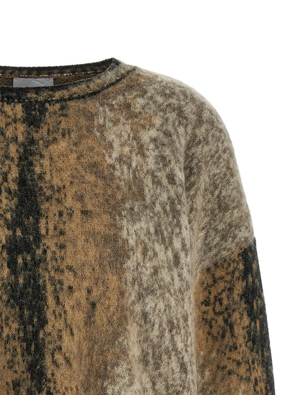 NUDE Brown Wool Cardigan