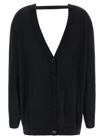 NUDE Black Wool Cardigan