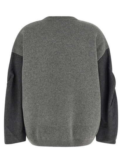 NUDE Gray Wool Cardigan