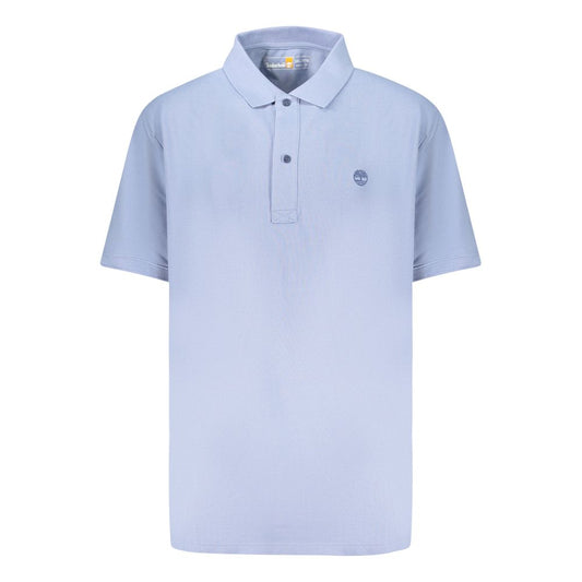 Polo Shirt by Timberland for men in cotton azzurro presents a sleek silhouette, featuring a refined and for a sleek finish.