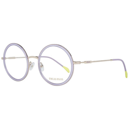 Emilio Pucci Purple Metal & Plastic Glasses (Frames)