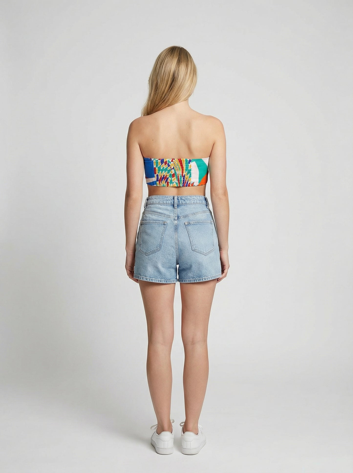 Dolce & Gabbana Multicolor Denim Shorts