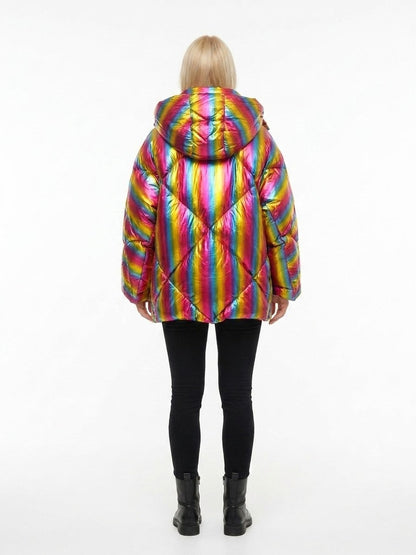 Dolce & Gabbana Multicolor Polyamide Shell Jacket
