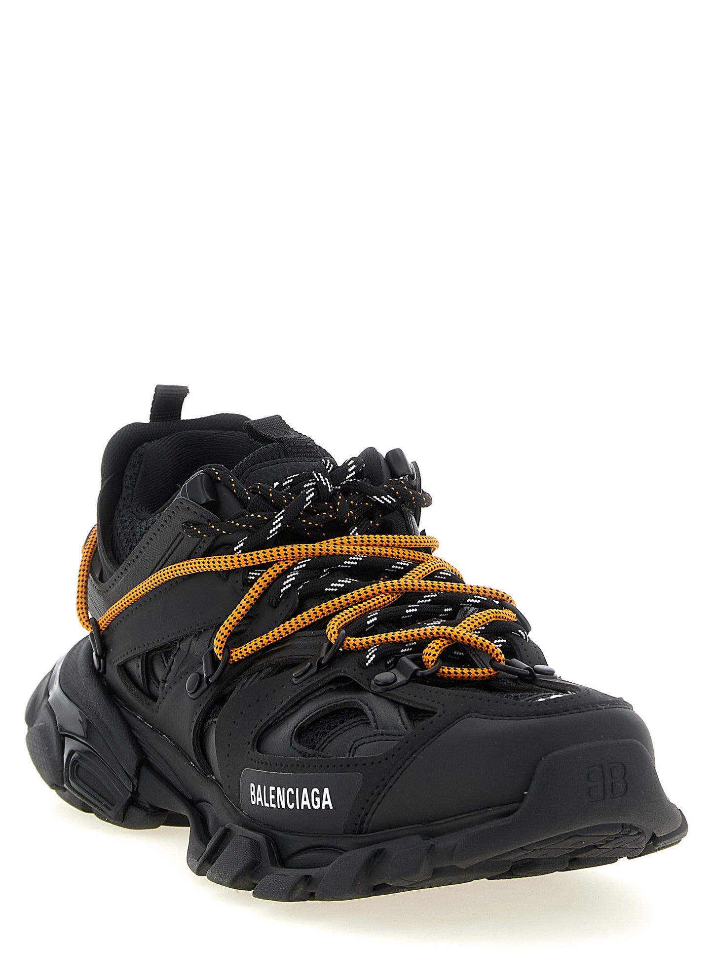 Balenciaga Black Polyethylene Athletic Sneakers