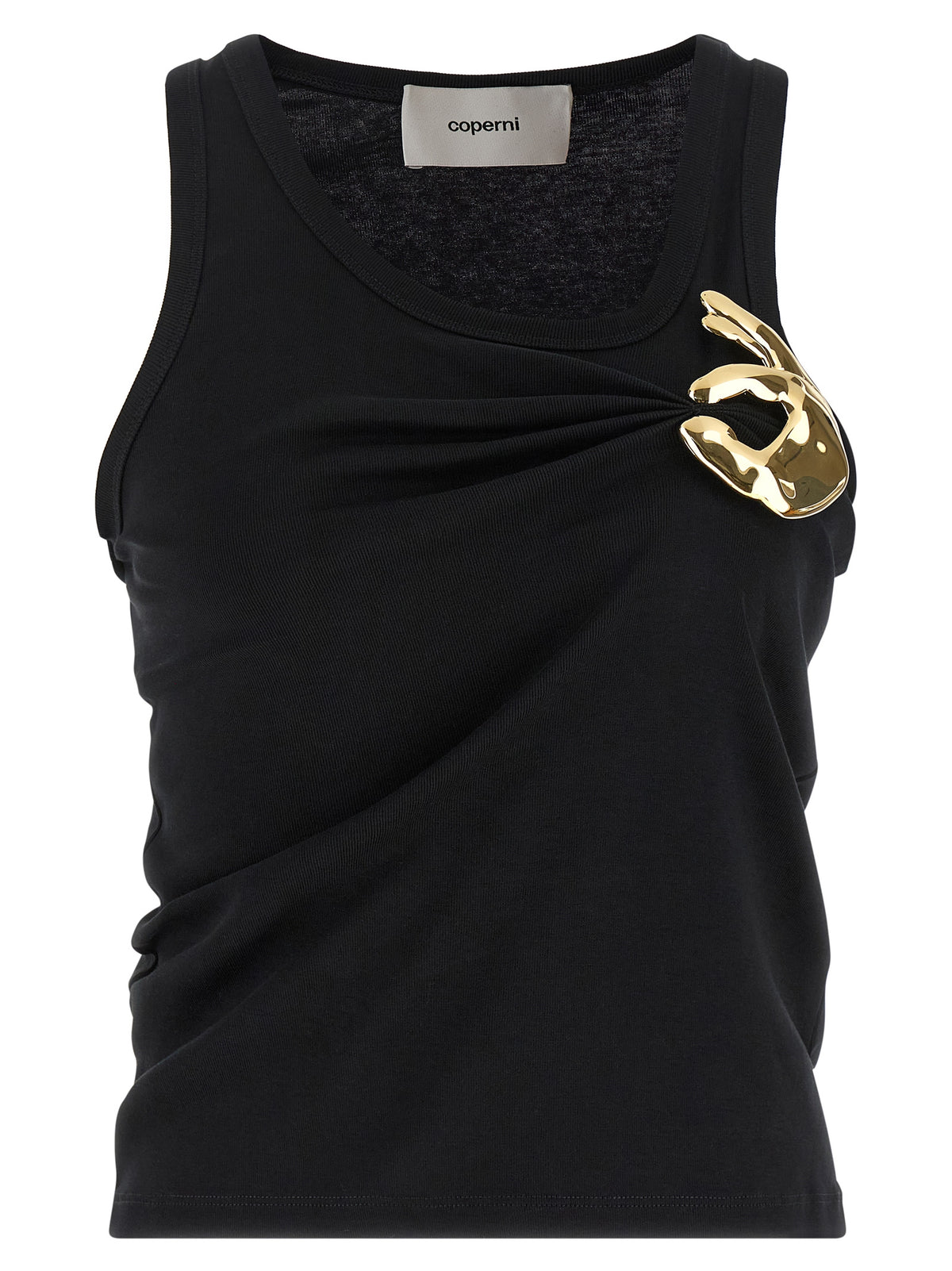 Coperni Women's Cotton Tank Top - Black