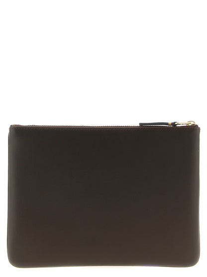 Comme Des Garçons Brown Cowhide Cardholder