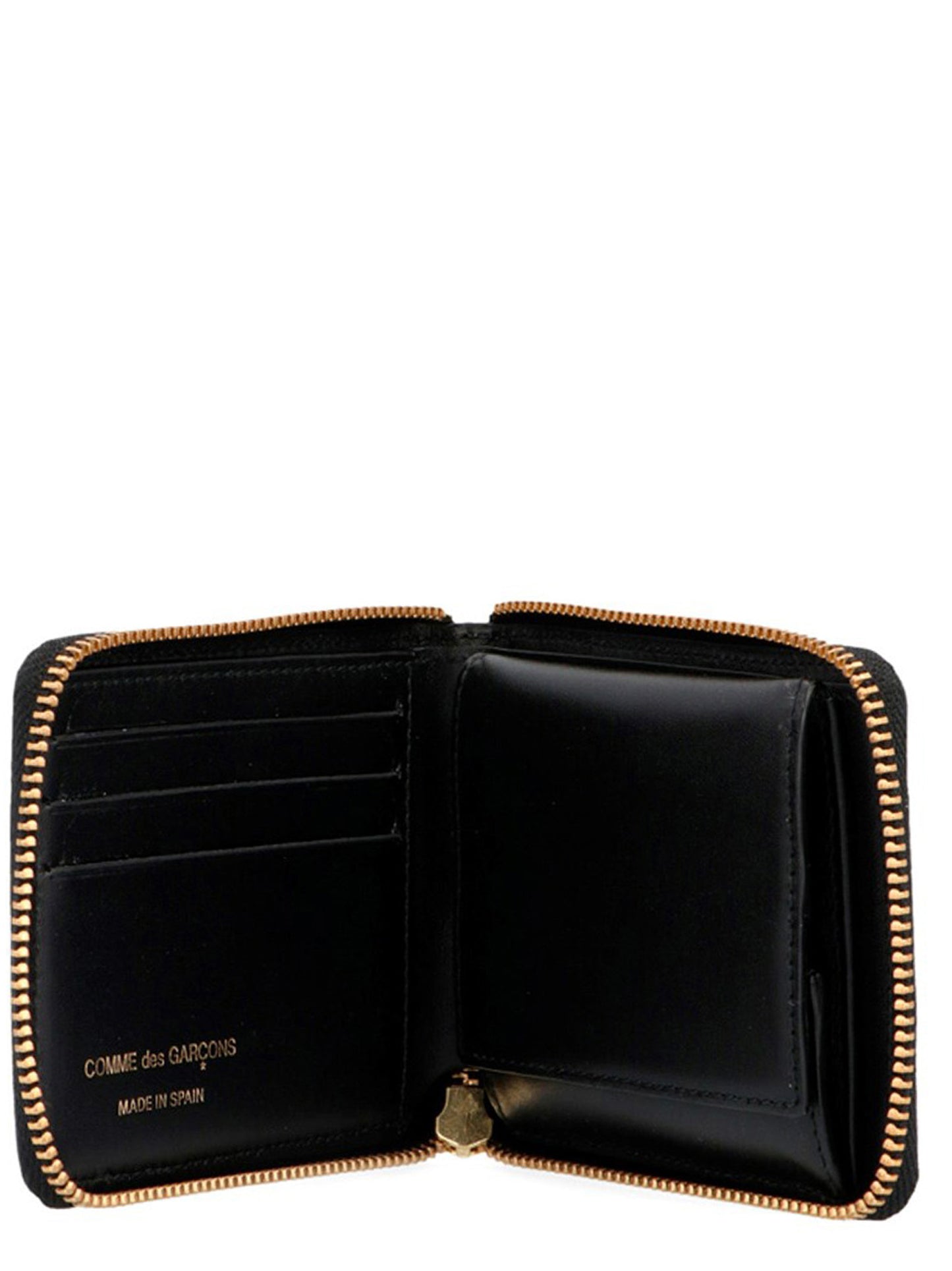 Comme Des Garçons Black Calfskin Cardholder