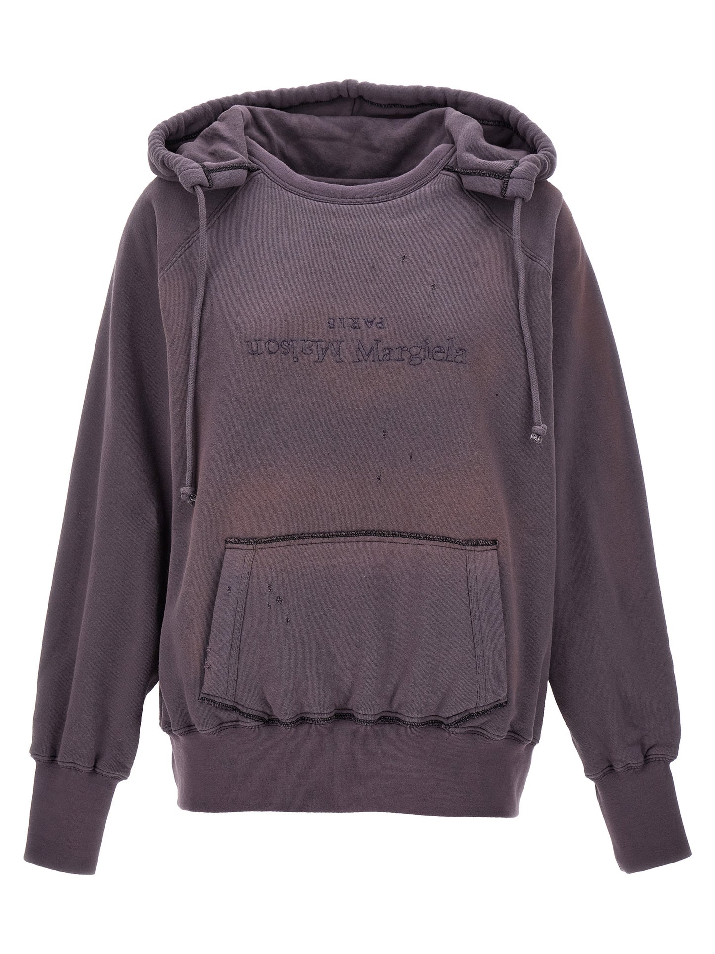 Maison Margiela Purple Cotton Hoodie