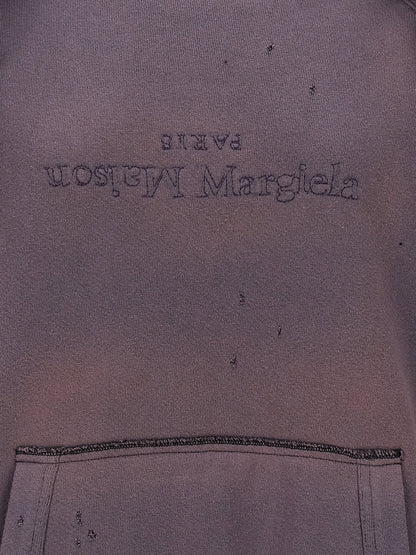 Maison Margiela Purple Cotton Hoodie