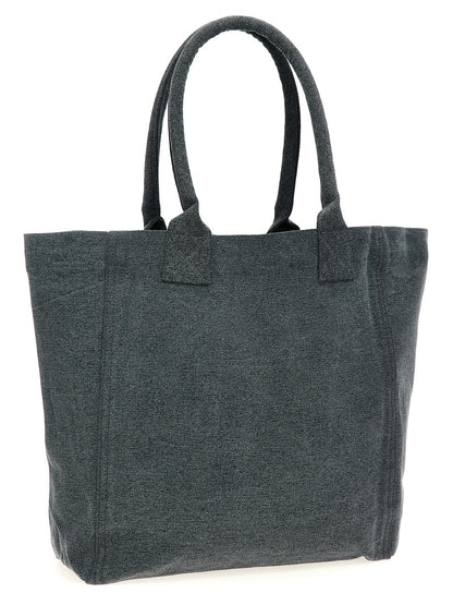 Isabel Marant Black Cotton Tote Bag