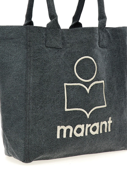 Isabel Marant Black Cotton Tote Bag