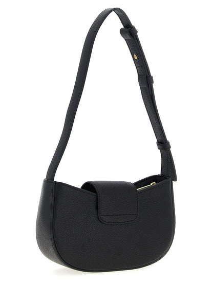 Ferragamo Black Calfskin Shoulder Bag