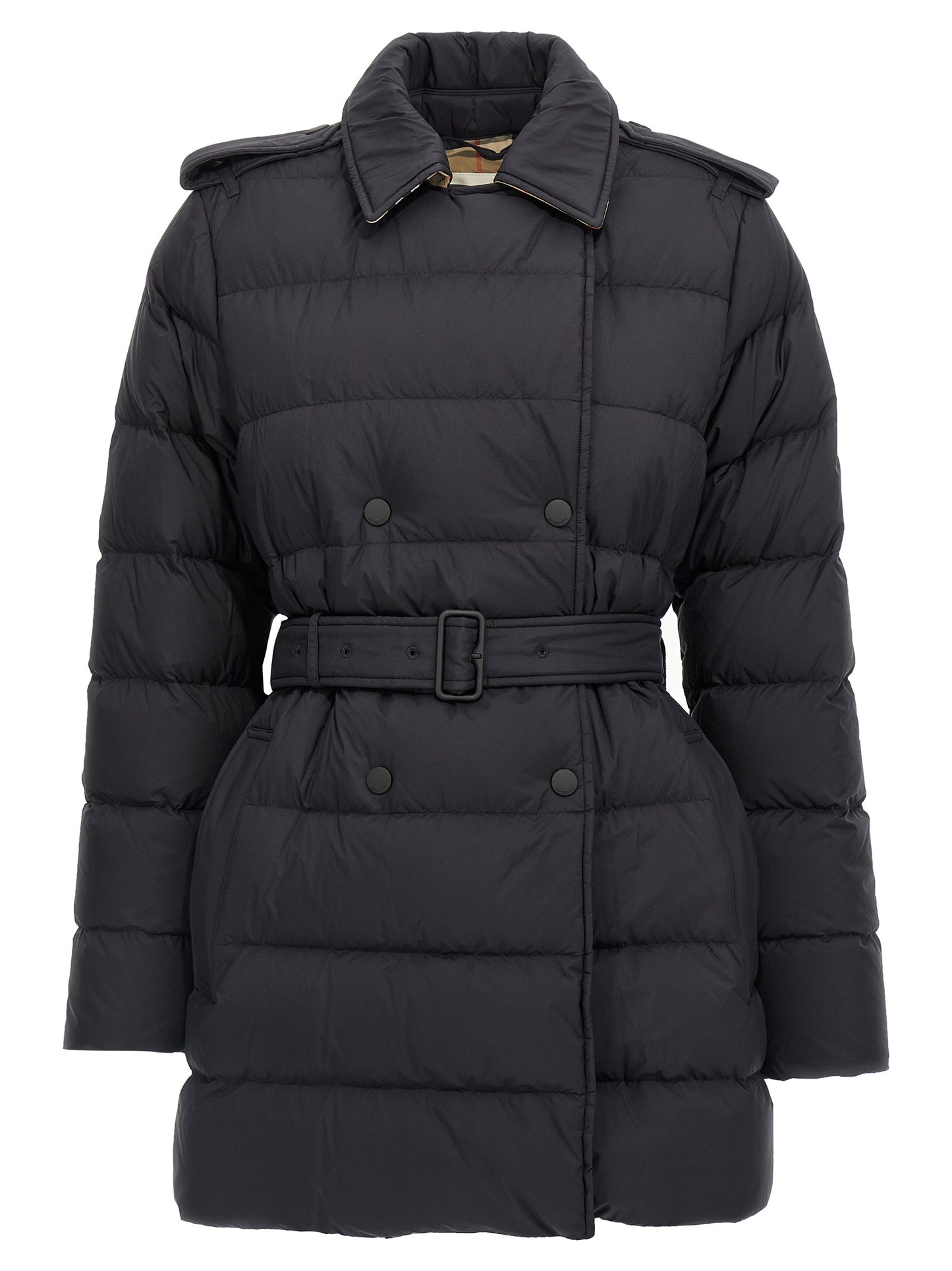 Burberry Black Polyamide Coat