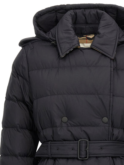 Burberry Black Polyamide Coat