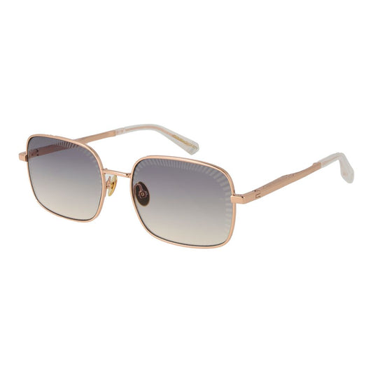 Sunglasses by Scotch & Soda for women in metal and rose-gold presents a enviable silhouette, featuring rose-gold coloured frame and full-rim square frame design with gradient category-1-light-tint lens for a enviable look.