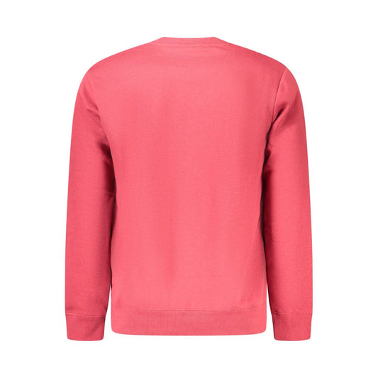 Sweatshirt by Norway 1963 for men in cotton polyester red features an enviable silhouette, showcasing a premium and refined crew neckline for a truly enviable finish.