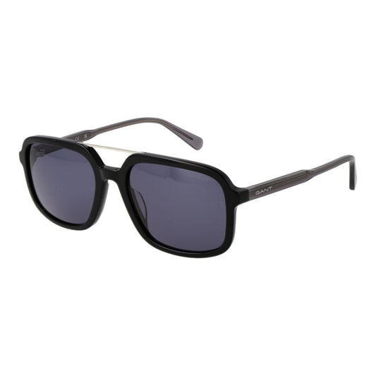 Sunglasses by Gant for men in plastic black & gray features an timeless aviator full-rim frame design with black coloured frame frames and category-3-dark-tint lens for a timeless finish.