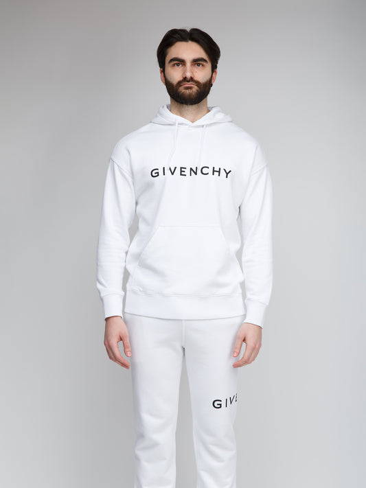 Givenchy Men's Slim Cotton Sweatshirt - White