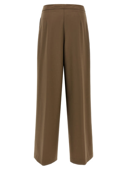NUDE Brown Wool Pants
