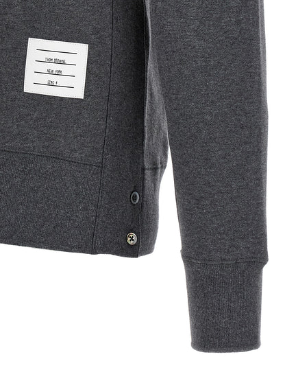 Thom Browne Gray Cotton Sweatshirt