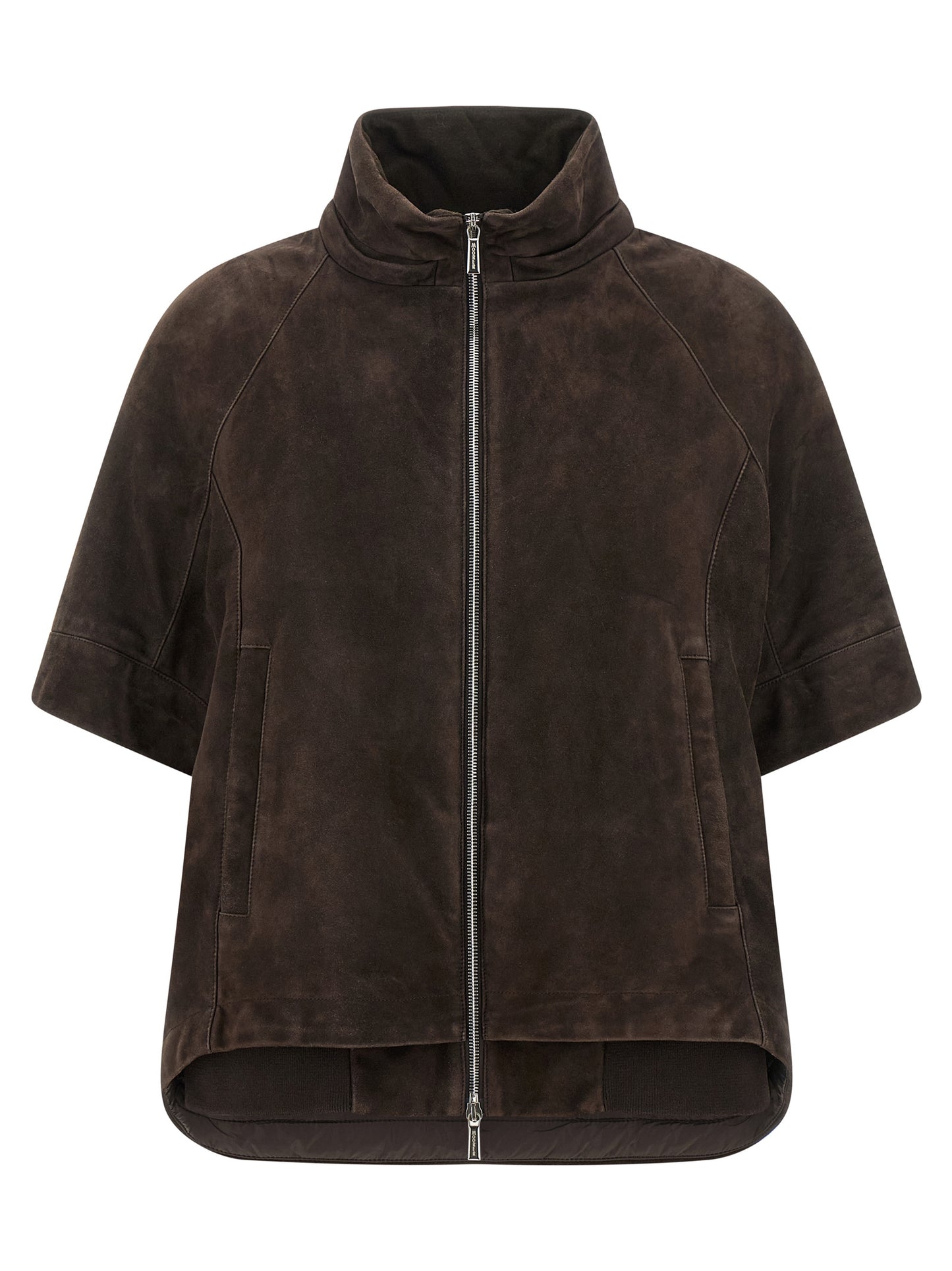 MooRER Brown Wool Leather Jacket