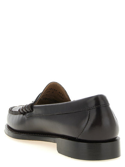 G.H. BASS Brown Cowhide Slip-On Loafers