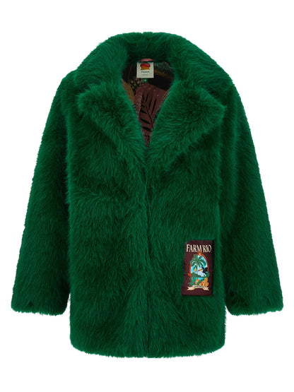 FARM RIO Bicolor Polyester Coat