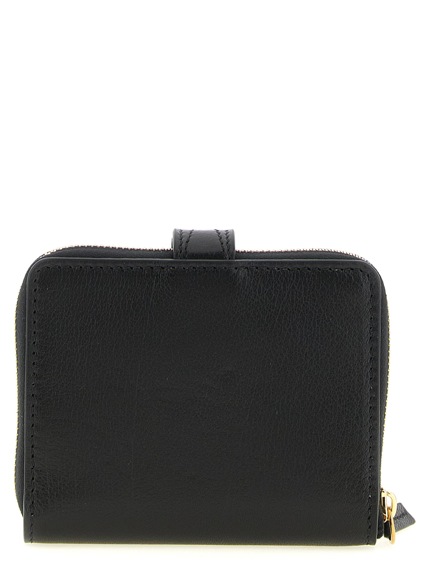 Chloé Black Buffalo Leather Cardholder