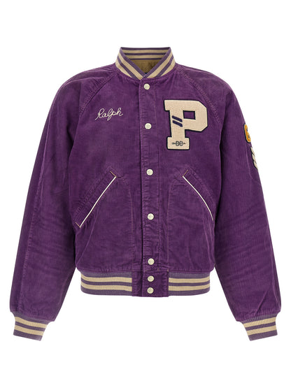 Polo Ralph Lauren Purple Cotton Bomber