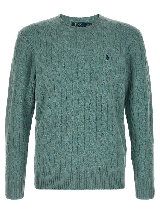 Cardigan by Polo Ralph Lauren for men in cashmere bicolour, green, teal & signature showcases a captivating silhouette, artfully detailed with a captivating and for a truly sophisticated captivating look.