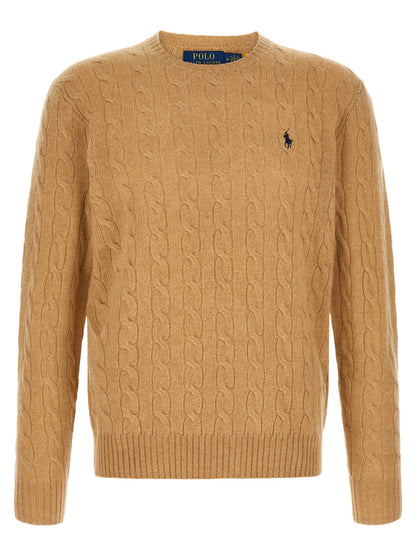 Polo Ralph Lauren Beige Wool Cardigan