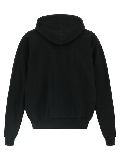 Balenciaga Black Cotton Sweatshirt