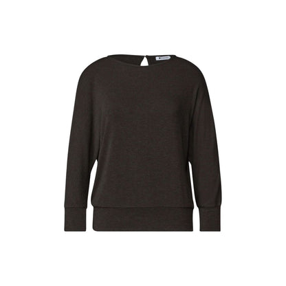 Street One Brown Viscose Long Sleeve T-Shirt