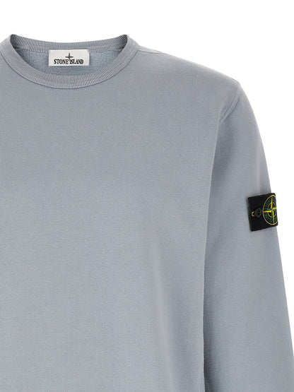 Sweatshirt by Stone Island for men in stretch cotton gray features a unrivaled silhouette with a refined and unrivaled detailing for a sophisticated look.