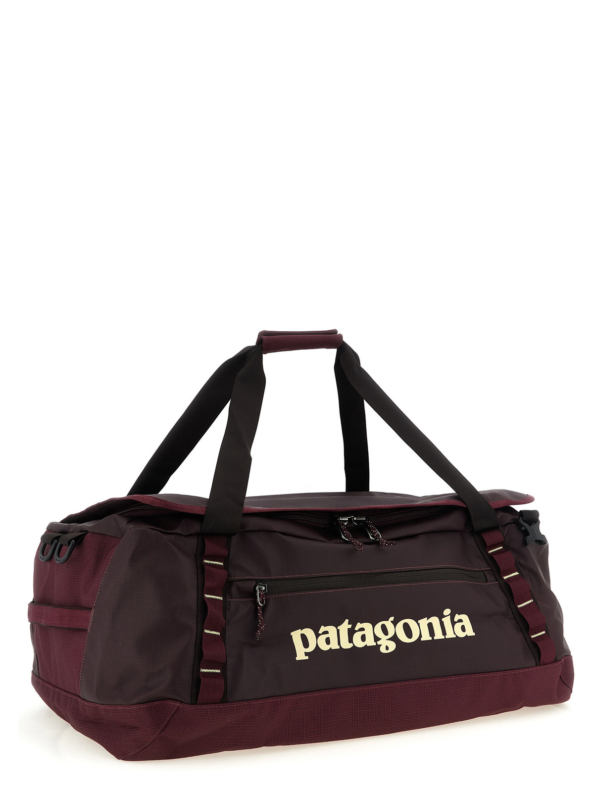 Travel Backpack by PATAGONIA for men in tu & polyester black & bordeaux showcases a urban-chic Black Hole TU & Polyester Travel Backpack design, featuring a secure with urban-chic and versatile backpack-strap, adjustable-strap & handle.
