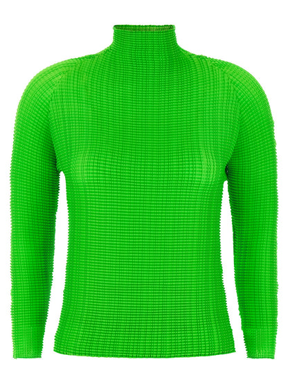 Issey Miyake Bicolor Polyester Blouse