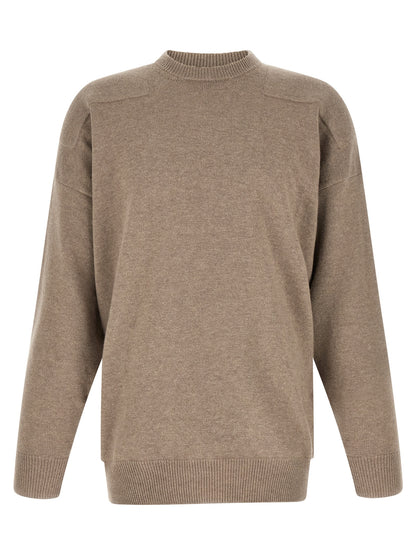Jil Sander Beige Wool Cardigan