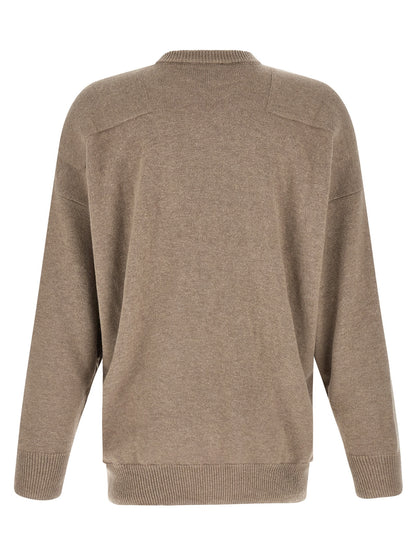 Jil Sander Beige Wool Cardigan
