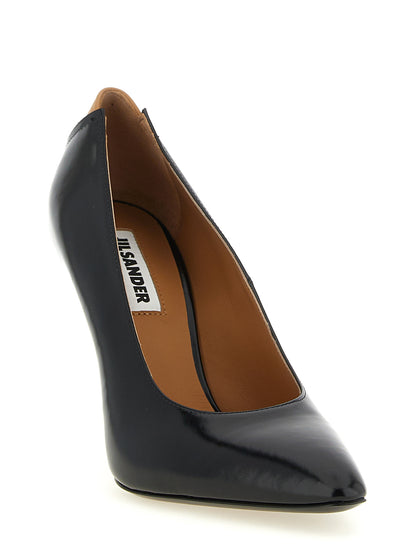 High-Heel Stiletto Pumps Heels by Jil Sander for women in bos taurus calfskin leather black & camel features a effortlessly chic Alma Women's Bos Taurus Calfskin Leather High-Heel Stiletto Pumps Heels design with a sophisticated stiletto high-heel and elegant .