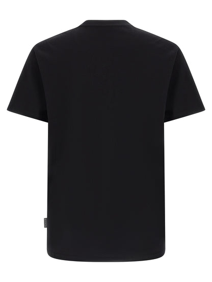 Philipp Plein Black Cotton T-Shirt